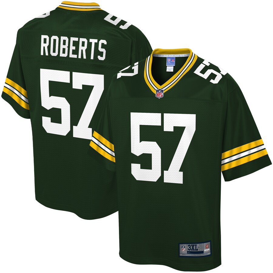 Green Bay Packers Greg Roberts Big Tall NFL jersey front view