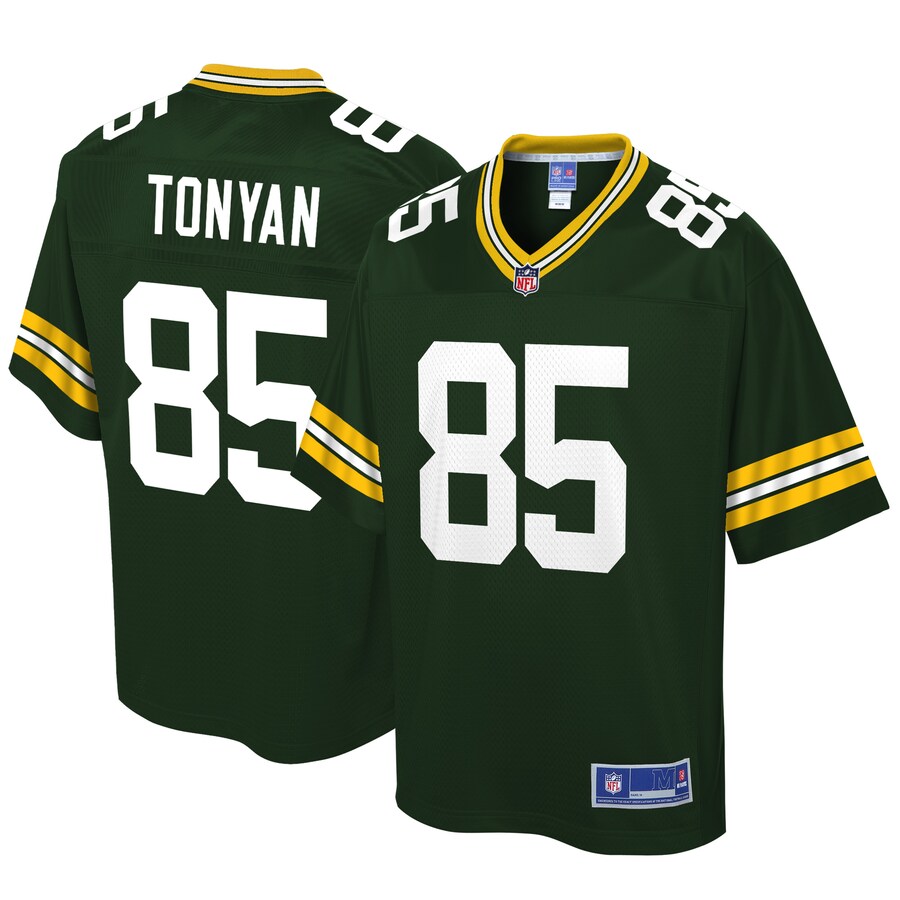 Green Bay Packers Robert Tonyan NFL jersey front view