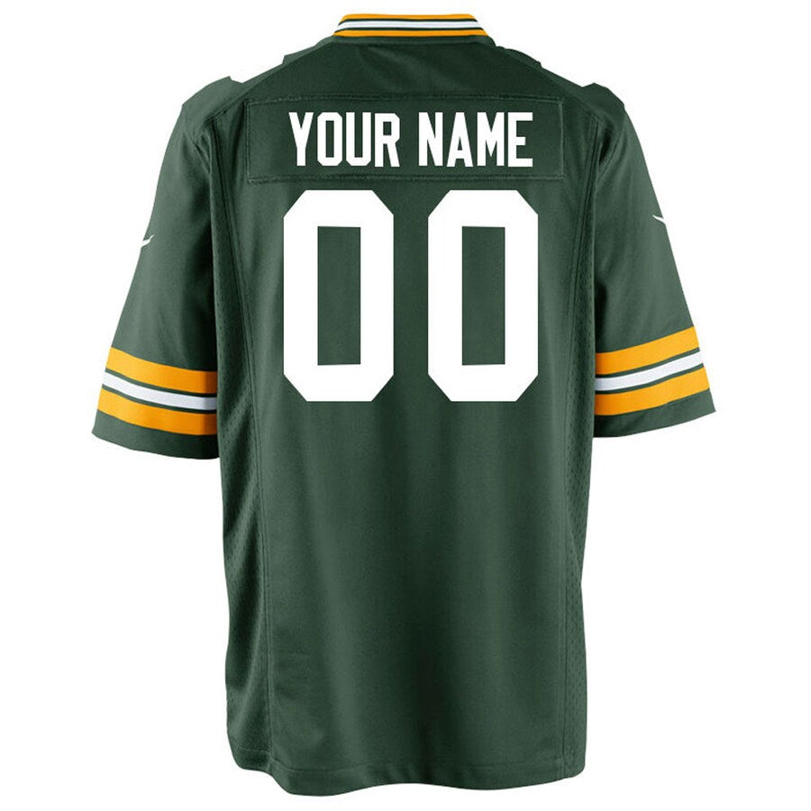 Green Bay Packers Customized NFL jersey front view