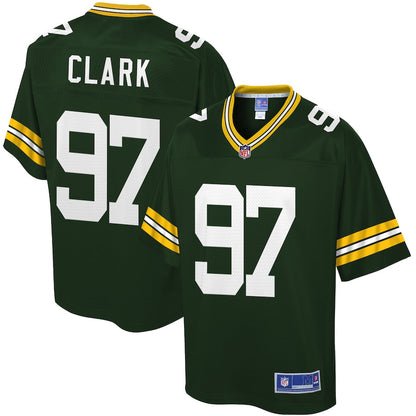 Green Bay Packers Kenny Clark NFL jersey front view