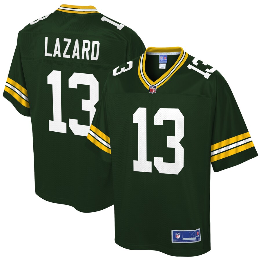 Green Bay Packers Allen Lazard NFL jersey front view
