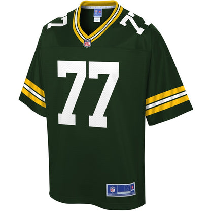 Green Bay Packers Billy Turner NFL jersey front view