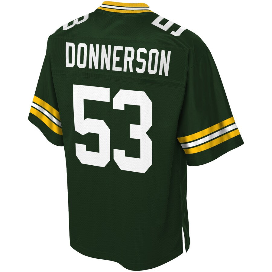 Green Bay Packers Kendall Donnerson Big Tall NFL jersey front view