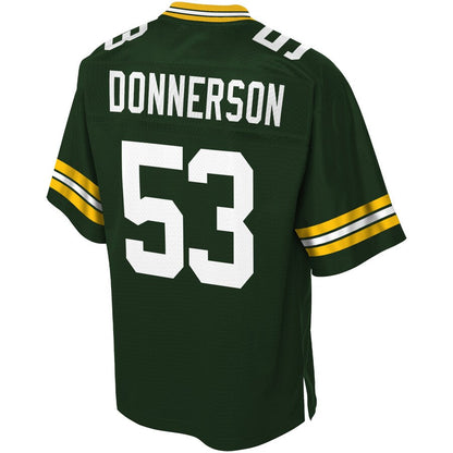 Green Bay Packers Kendall Donnerson Big Tall NFL jersey front view