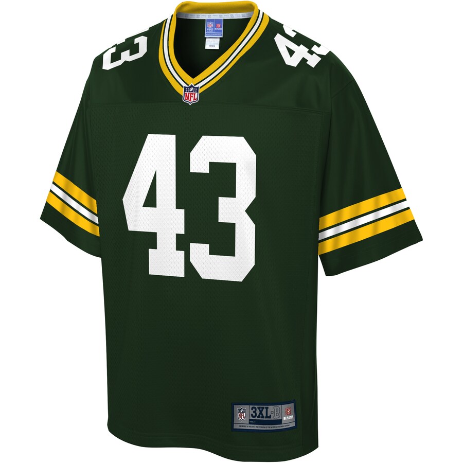 Green Bay Packers Hunter Bradley Big Tall NFL jersey front view