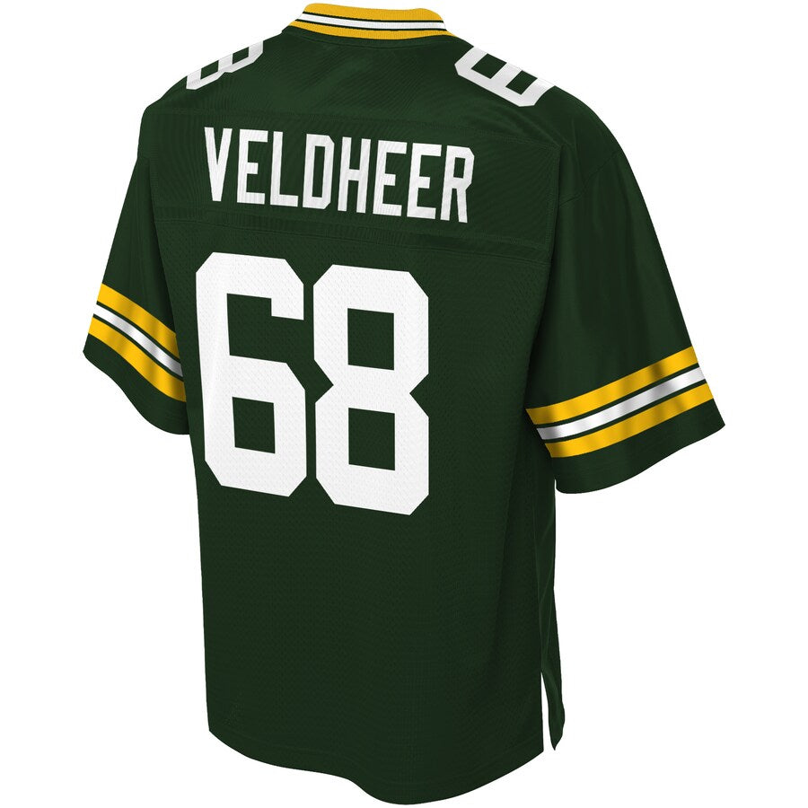 Green Bay Packers Jared Veldheer NFL jersey front view