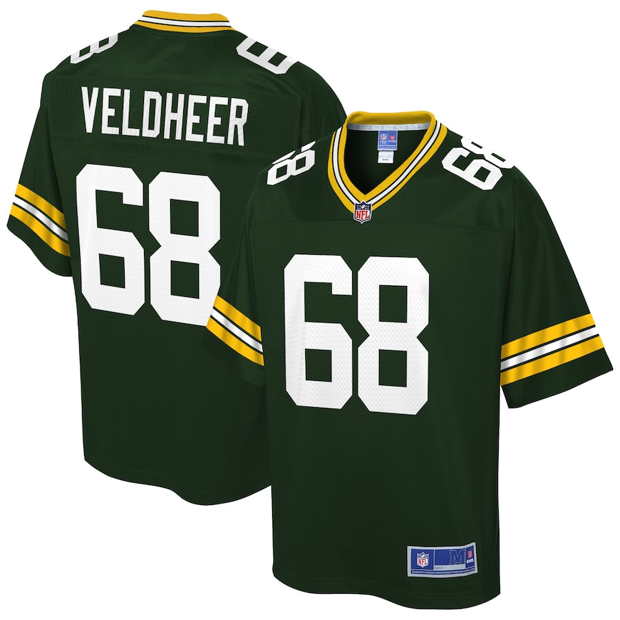 Green Bay Packers Jared Veldheer NFL jersey front view