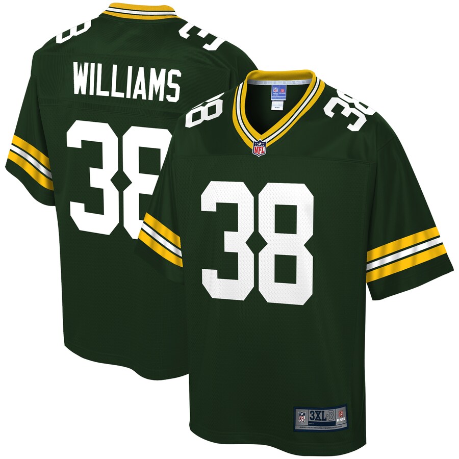 Green Bay Packers Tramon Williams Big Tall NFL jersey front view