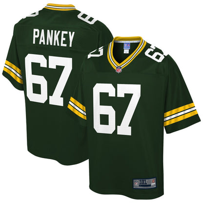 Green Bay Packers Adam Pankey Big Tall NFL jersey front view