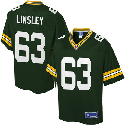 Green Bay Packers S Corey Linsley NFL jersey front view