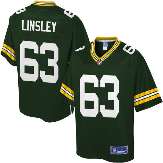 Green Bay Packers S Corey Linsley NFL jersey front view