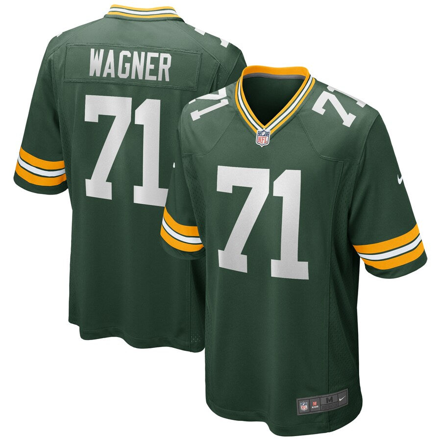 Green Bay Packers Rick Wagner NFL jersey front view