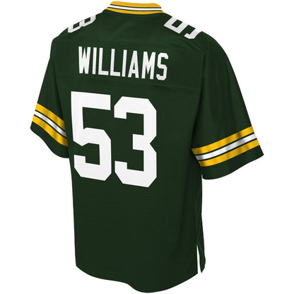 Green Bay Packers Tim Williams Big Tall NFL jersey front view