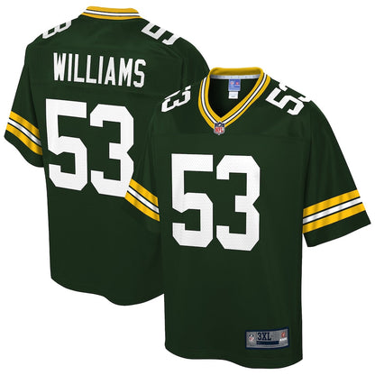 Green Bay Packers Tim Williams Big Tall NFL jersey front view
