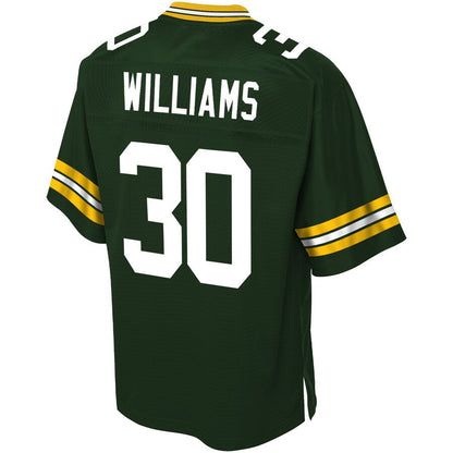 Green Bay Packers Jamaal Williams Big Tall NFL jersey front view