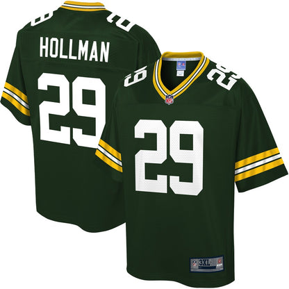 Green Bay Packers Kadar Hollman Big Tall NFL jersey front view