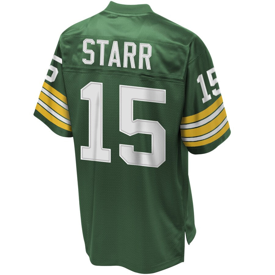 Green Bay Packers Bart Starr NFL jersey front view