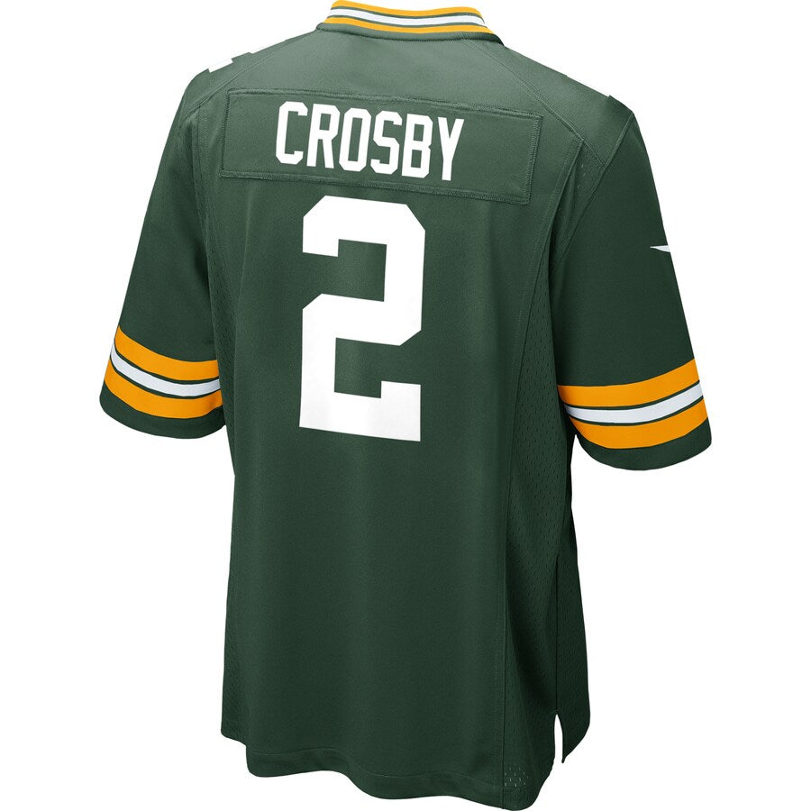 Green Bay Packers Mason Crosby NFL jersey front view