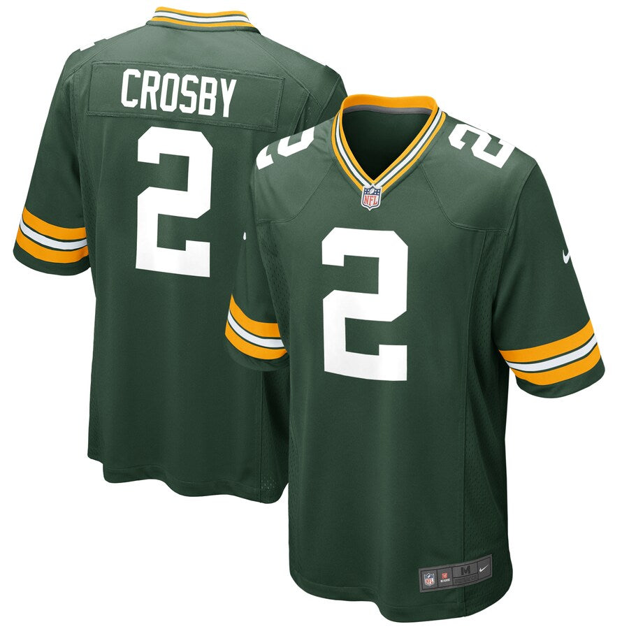 Green Bay Packers Mason Crosby NFL jersey front view