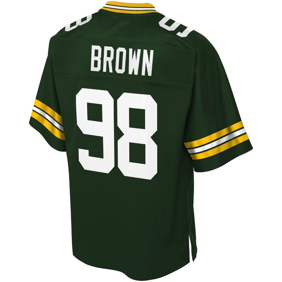 Green Bay Packers Fadol Big Tall NFL jersey front view