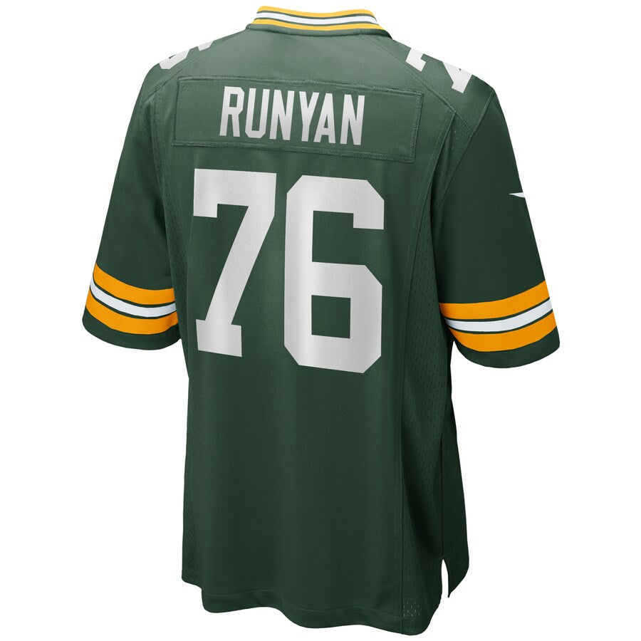 Green Bay Packers Jon Runyan NFL jersey front view