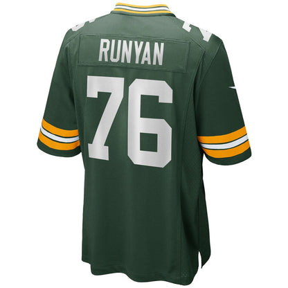 Green Bay Packers Jon Runyan NFL jersey front view