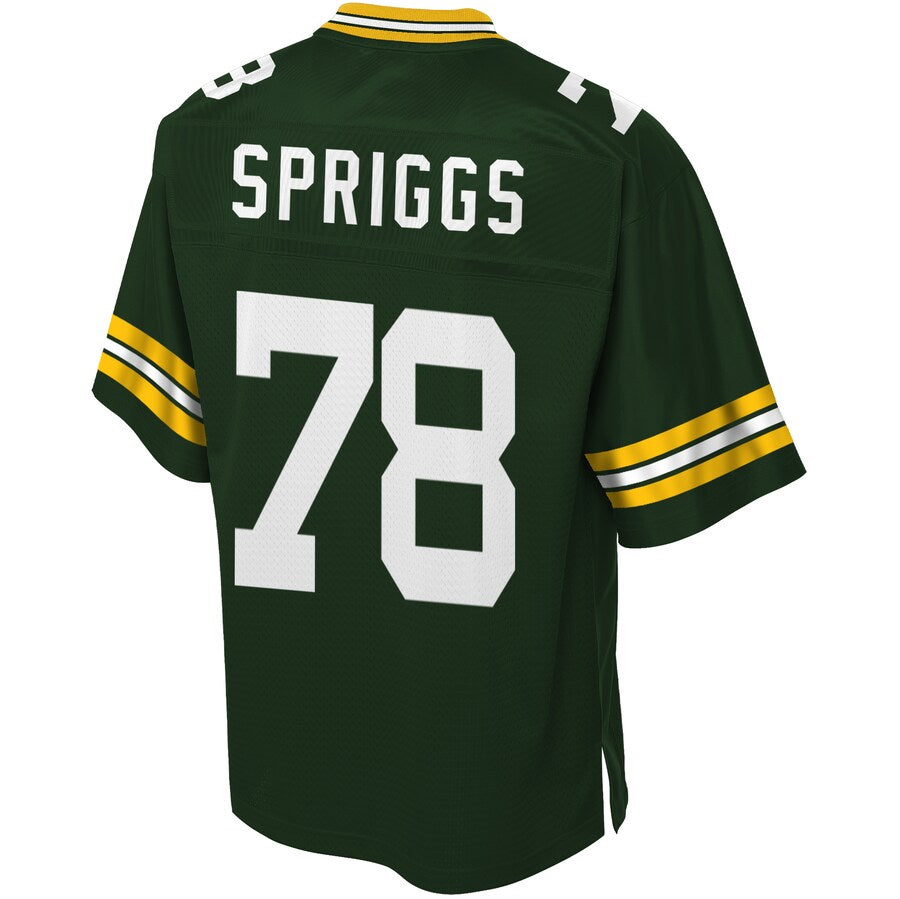 Green Bay Packers Jason Spriggs NFL jersey front view