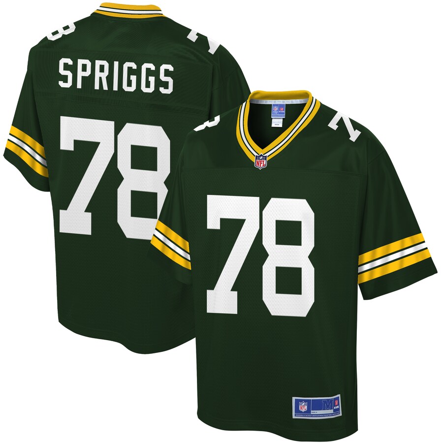 Green Bay Packers Jason Spriggs NFL jersey front view