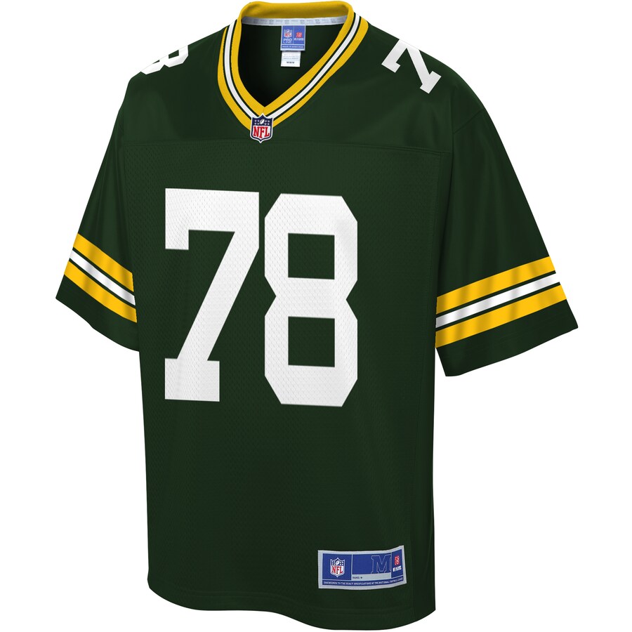 Green Bay Packers Jason Spriggs NFL jersey front view