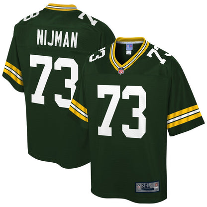 Green Bay Packers Yosh Nijman Big Tall NFL jersey front view