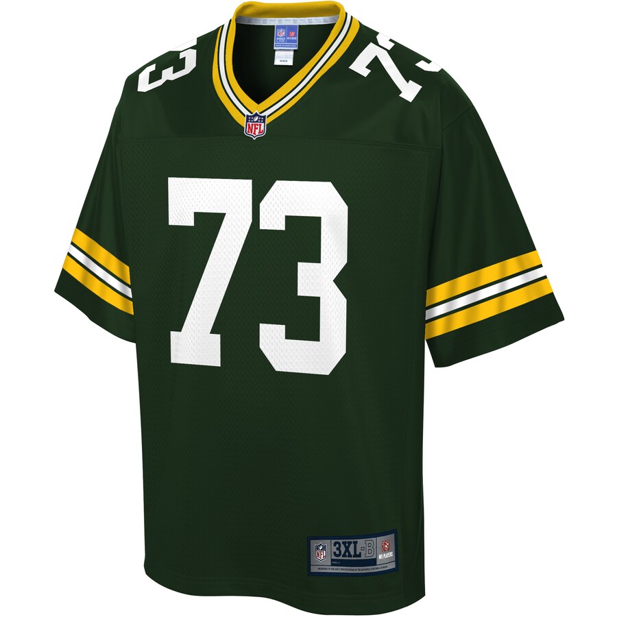 Green Bay Packers Yosh Nijman Big Tall NFL jersey front view