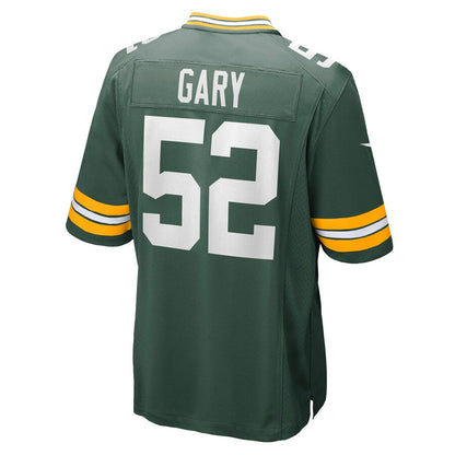 Green Bay Packers Rashan Gary NFL jersey front view