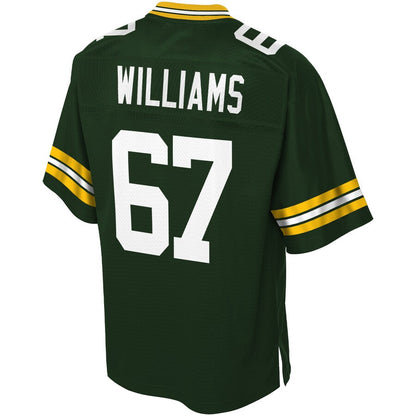 Green Bay Packers Larry Williams Big Tall NFL jersey front view