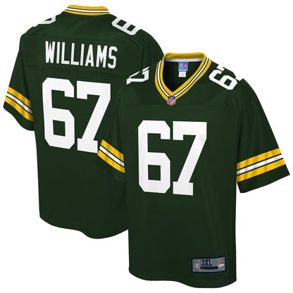 Green Bay Packers Larry Williams Big Tall NFL jersey front view
