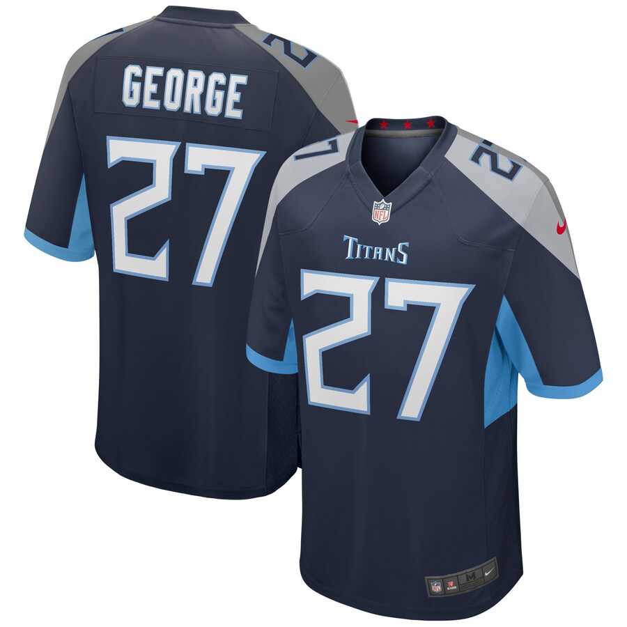 Tennessee Titans Eddie George NFL jersey front view