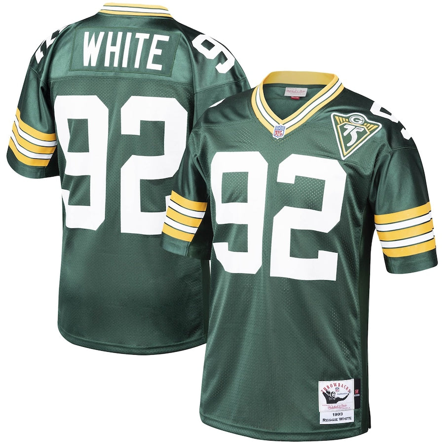 Green Bay Packers Reggie NFL jersey front view