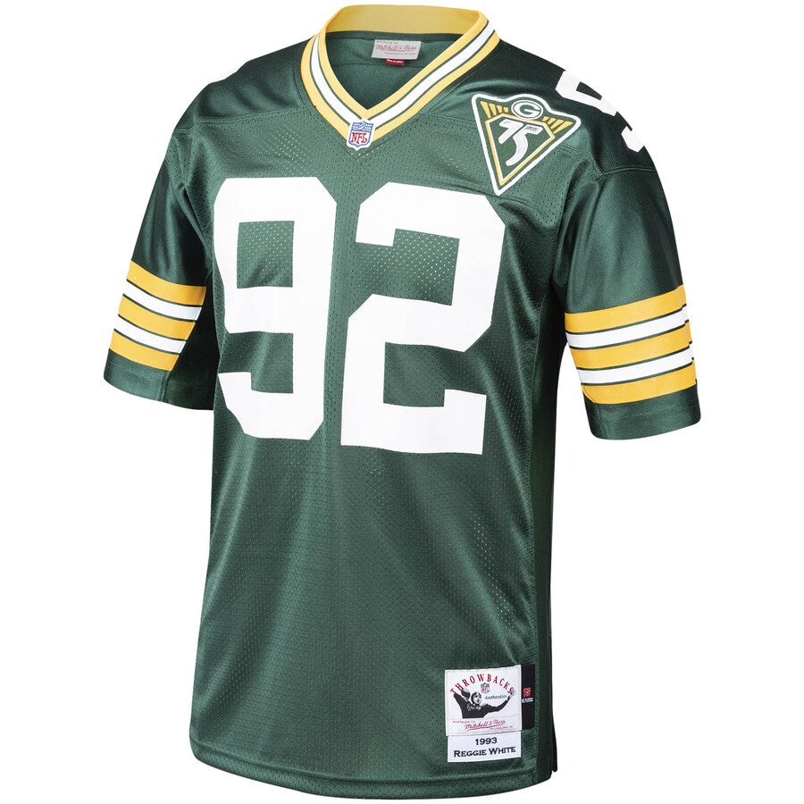 Green Bay Packers Reggie NFL jersey front view