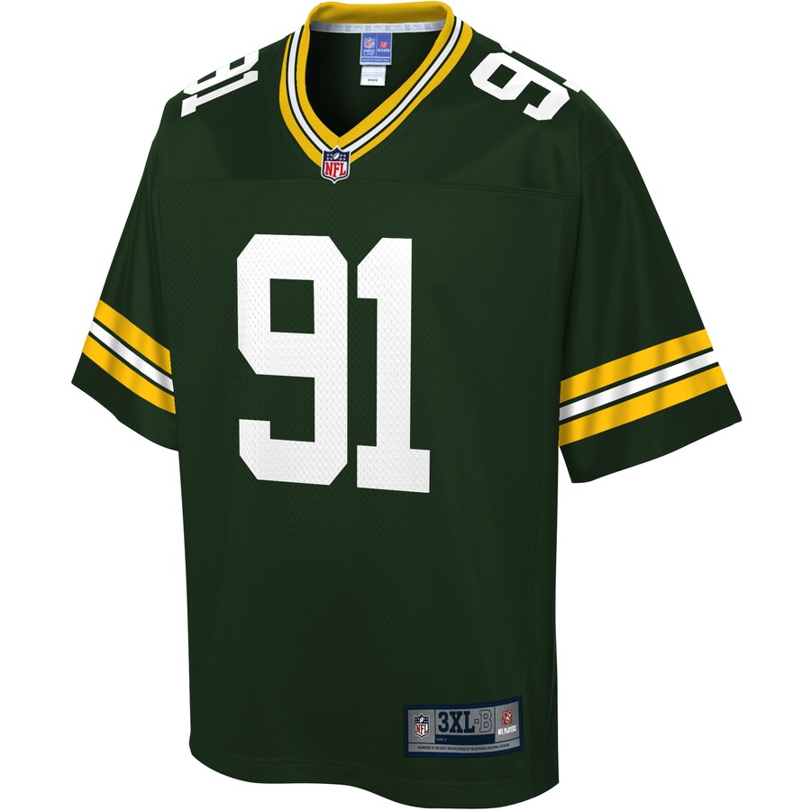 Green Bay Packers Preston Smith Big Tall NFL jersey front view