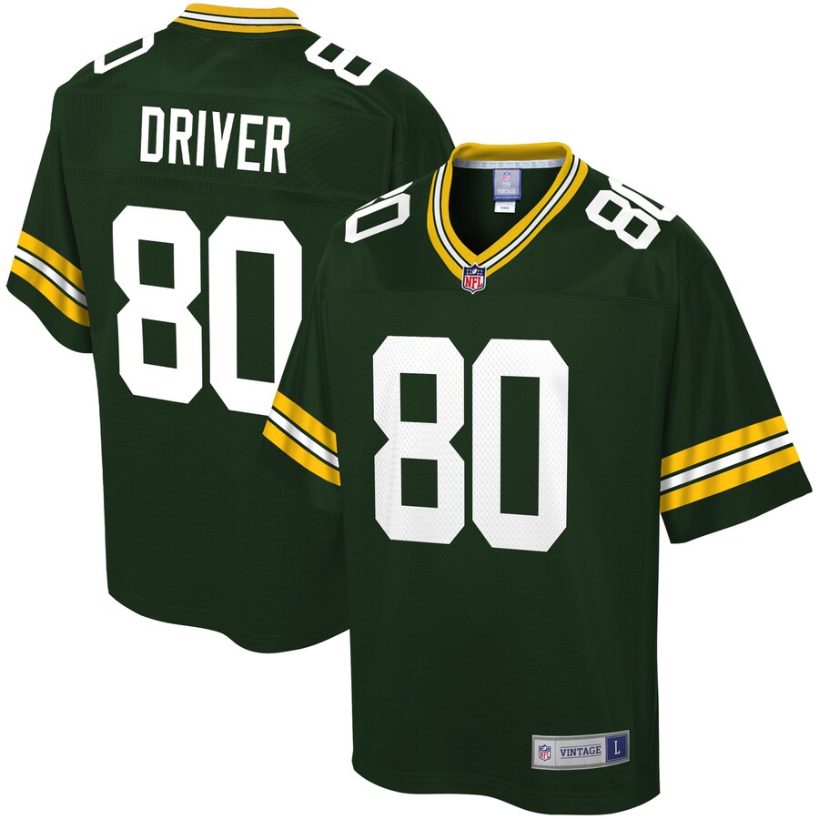 Green Bay Packers Donald Driver NFL jersey front view