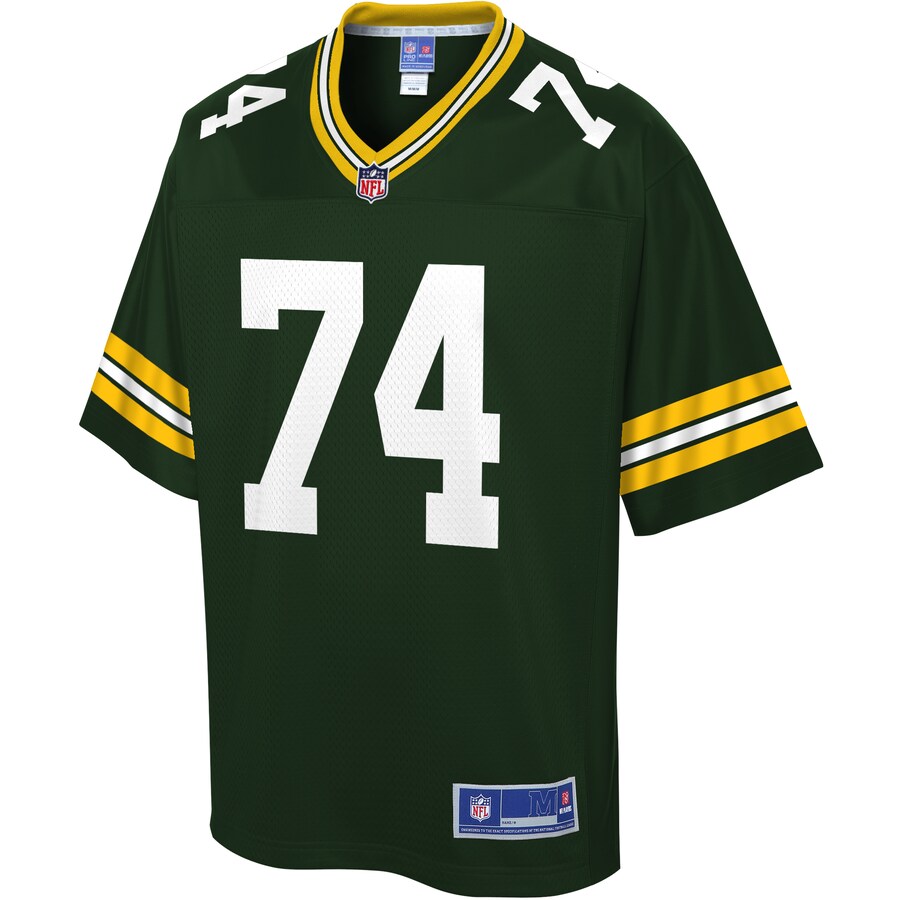 Green Bay Packers Elgton Jenkins NFL jersey front view