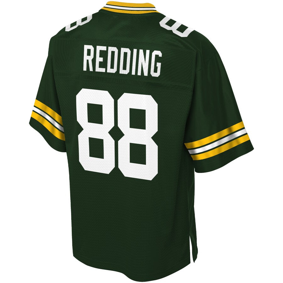 Green Bay Packers Teo Redding Big Tall NFL jersey front view