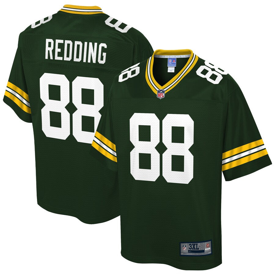 Green Bay Packers Teo Redding Big Tall NFL jersey front view