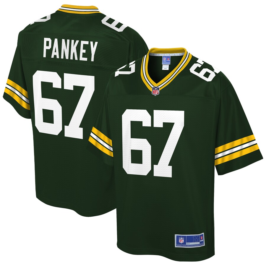 Green Bay Packers Adam Pankey NFL jersey front view