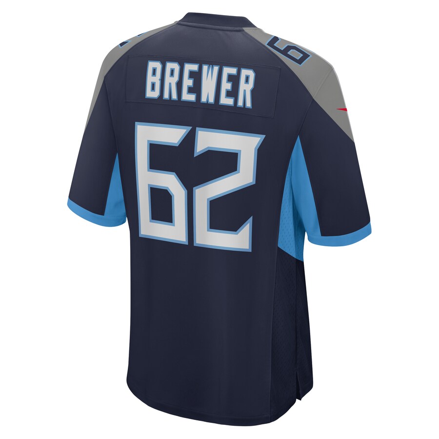 Tennessee Titans Aaron Brewer NFL jersey front view