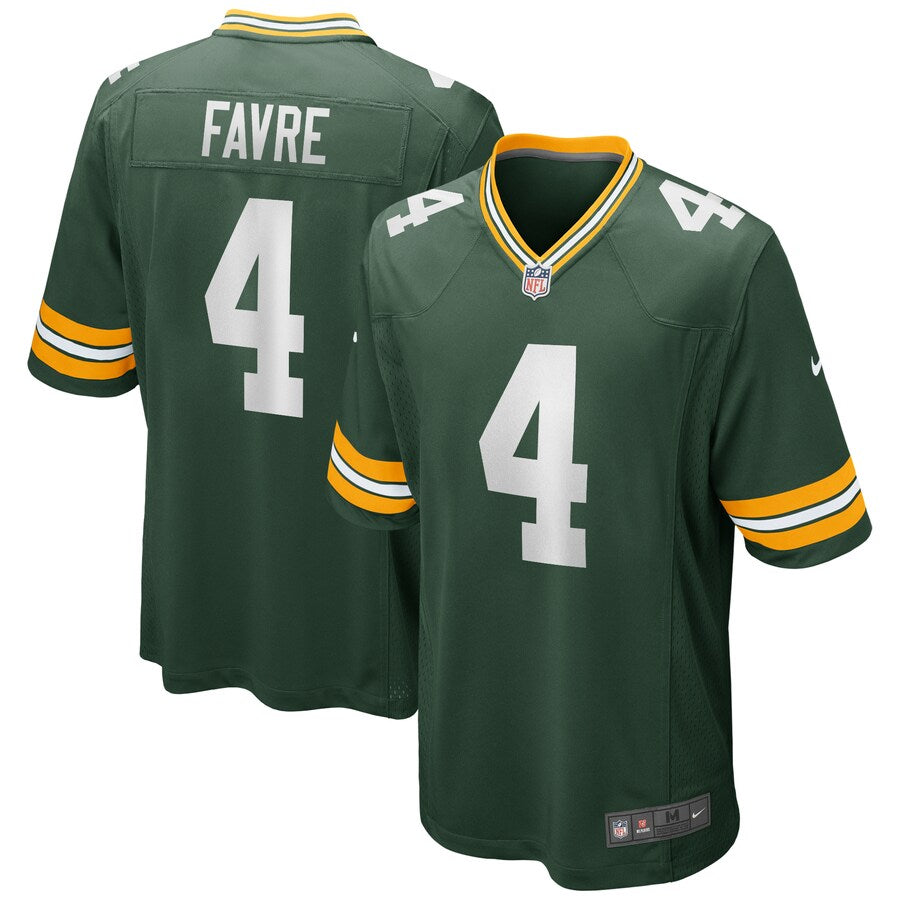 Green Bay Packers Brett Favre NFL jersey front view