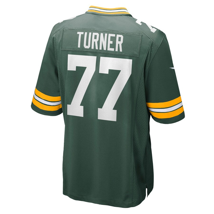 Green Bay Packers Billy Turner NFL jersey front view