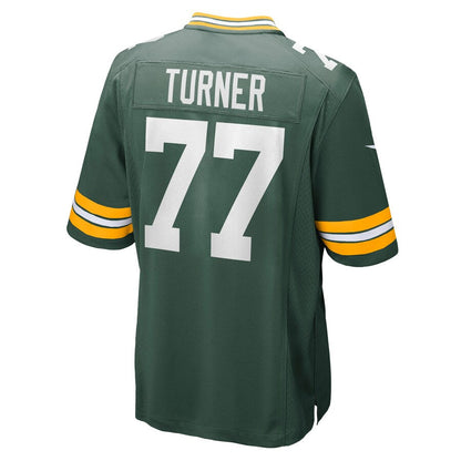 Green Bay Packers Billy Turner NFL jersey front view