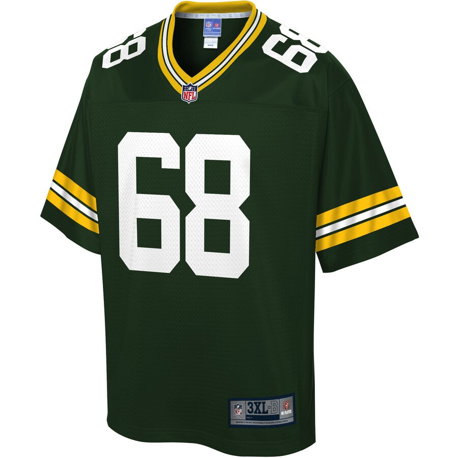 Green Bay Packers Jared Veldheer Big Tall NFL jersey front view