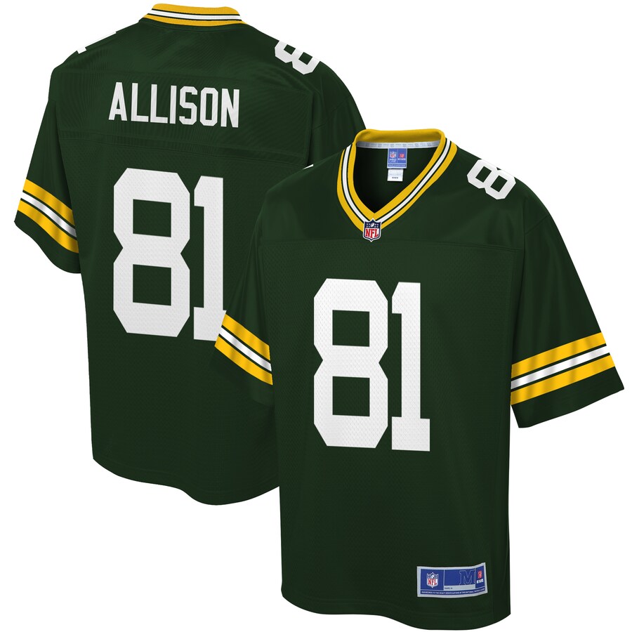 Green Bay Packers Geronimo Allison NFL jersey front view