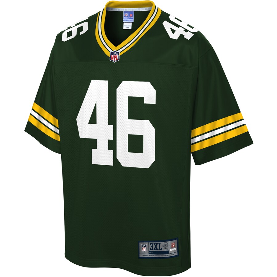Green Bay Packers Malcolm Johnson Big Tall NFL jersey front view